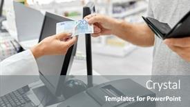  Presentation with healthcare - Amazing slides having medicine-pharmaceutics-healthcare-and-people backdrop and a gray colored foreground