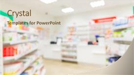  Presentation with pharmacology - PPT theme enhanced with medicine pharmacy health care background and a lemonade colored foreground