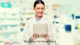  Presentation with health-care - Audience pleasing PPT layouts consisting of medicine pharmacy people health care backdrop and a cream colored foreground