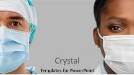  Presentation with medical profession - PPT layouts with medicine-profession-and-healthcare-concept background and a light gray colored foreground
