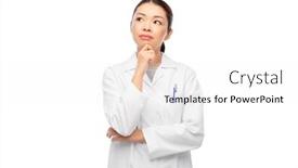  Presentation with doctor asian - Theme featuring medicine-profession-and-healthcare-concept background and a white colored foreground