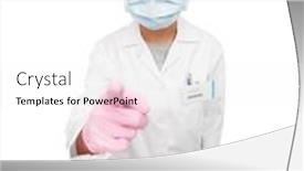  Presentation with medical profession - Theme consisting of medicine-profession-and-healthcare-concept background and a white colored foreground