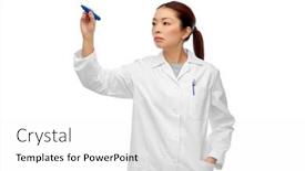  Presentation with doctor asian - Audience pleasing PPT theme consisting of medicine-profession-and-healthcare-concept backdrop and a white colored foreground