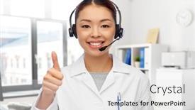  Presentation with medical profession - PPT layouts with medicine-profession-and-healthcare-concept background and a light gray colored foreground