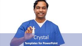  Presentation with nasal medicine - Presentation theme enhanced with medicine-profession-and-healthcare-concept background and a teal colored foreground