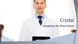  Presentation with healthcare - PPT layouts with medicine profession and healthcare concept background and a sky blue colored foreground