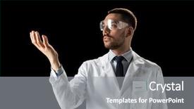  Presentation with black people - Amazing presentation theme having medicine science healthcare and people backdrop and a  colored foreground