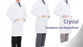  Presentation with health-care - Theme consisting of medicine science profession and health background and a sky blue colored foreground