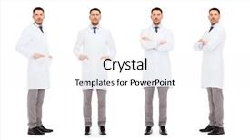  Presentation with health care data science - PPT layouts consisting of medicine science profession and health background and a white colored foreground