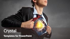  Presentation with acting - Beautiful theme featuring medicine strategy - businessman opening his shirt backdrop and a dark gray colored foreground