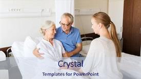  Presentation with help family - Slides with medicine support family health care background and a sky blue colored foreground