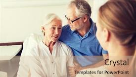  Presentation with family health - Colorful PPT layouts enhanced with medicine support family health care backdrop and a lemonade colored foreground