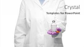  Presentation with vaccination - Beautiful slide deck featuring medicine-vaccination-and-healthcare-concept backdrop and a white colored foreground