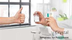  Presentation with vaccination - Beautiful PPT theme featuring medicine-vaccination-and-healthcare-concept backdrop and a lemonade colored foreground