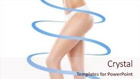  Presentation with burn fat - Theme enhanced with hip implant - fit and slender girl background and a lemonade colored foreground