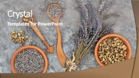  Presentation with soothing - Beautiful PPT layouts featuring medicine with calming and soothing backdrop and a gray colored foreground