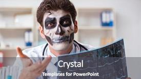  Presentation with mouse in a lab - Amazing PPT layouts having medico legal - scary monster doctor working backdrop and a  colored foreground