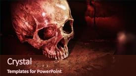  Presentation with fairy tale - Amazing slide deck having medieval alchemist laboratory halloween fairy backdrop and a tawny brown colored foreground