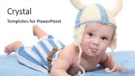  Presentation with costume - Amazing presentation theme having medieval soldiers - little viking in handmade knitted backdrop and a white colored foreground