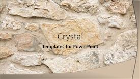  Presentation with medieval iron doors stone castle - Slide set enhanced with medieval-stone-wall-background background and a  colored foreground