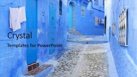  Presentation with africa - Beautiful PPT theme featuring  backdrop and a  colored foreground