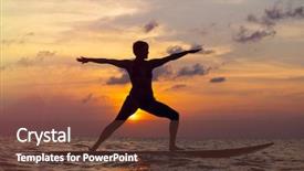  Presentation with retreat - Amazing presentation having meditating on a paddle board backdrop and a tawny brown colored foreground