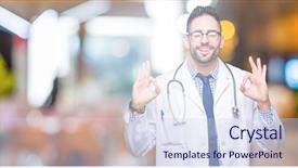  Presentation with meditation - Slide deck with meditation gesture with fingers yoga background and a sky blue colored foreground