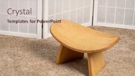  Presentation with kneeling - PPT layouts featuring meditation-kneeling-bench-to-sit background and a lemonade colored foreground