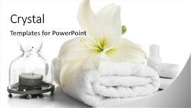  Presentation with spa white orchids black - Beautiful slide set featuring meditation stones - beautiful spa composition isolated backdrop and a  colored foreground