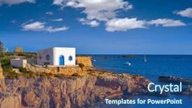  Presentation with nova scotia culture - Amazing slide deck having mediterranean sea in nova tabarca backdrop and a ocean colored foreground