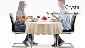  Presentation with restaurant - Cool new theme with meeting dates - full length profile backdrop and a white colored foreground