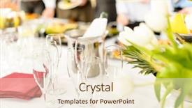  Presentation with wine company - Colorful slide deck enhanced with meeting event - company celebration close-up of wine backdrop and a sky blue colored foreground