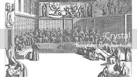  Presentation with anonymous - Cool new slide deck with meeting-in-the-sala-del backdrop and a gray colored foreground