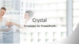  Presentation with composite - Theme with meeting with buildings transition effect background and a white colored foreground