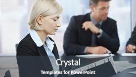  Presentation with coworkers - Theme consisting of meeting with coworkers in background background and a tawny brown colored foreground