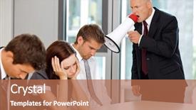  Presentation with diverse young adults - Cool new theme with mega - young confident caucasian businessman screaming backdrop and a coral colored foreground