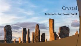  Presentation with circle - Colorful presentation enhanced with megalithic-stone-circle-of-3000 backdrop and a light blue colored foreground