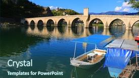  Presentation with masonry - Cool new theme with mehmed pasa sokolovic bridge backdrop and a ocean colored foreground