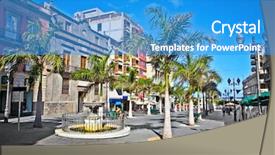  Presentation with street - Amazing PPT theme having motion blur of train moving inside tunnel in odaiba tokyo japan backdrop and a dark gray colored foreground