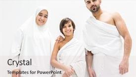  Presentation with muslim family - Cool new presentation with mekka - muslim family posing as ready backdrop and a lemonade colored foreground