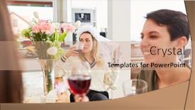  Presentation with melancholy - Cool new theme with melancholy-bride-at-her-hen backdrop and a coral colored foreground
