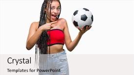  Presentation with african american couples on the mountaintop - Presentation theme having melanoma - young braided hair african american background and a light gray colored foreground