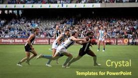  Presentation with win win - PPT theme consisting of melbourne-april-2-collingwood-s background and a tawny brown colored foreground