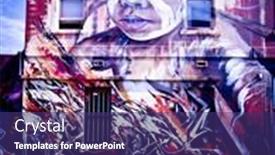  Presentation with street art graffiti - 