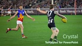  Presentation with melbourne - Theme consisting of melbourne-august-20-collingwood-s background and a forest green colored foreground