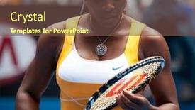  Presentation with third - Presentation theme having melbourne-australia-january-23-serena background and a tawny brown colored foreground