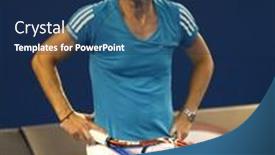  Presentation with title - Presentation having melbourne-australia-january-26-justine background and a navy blue colored foreground