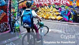  Presentation with street art graffiti - 