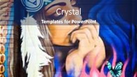  Presentation with street art graffiti - 