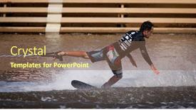  Presentation with melbourne - Presentation theme enhanced with melbourne-australia-march-11-javier background and a violet colored foreground